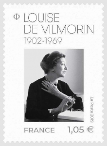 Timbre poste: Louise de Vilmorin