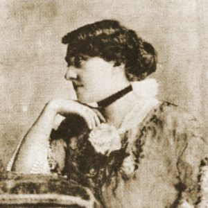 Virginie Dussault de profil (dessin).